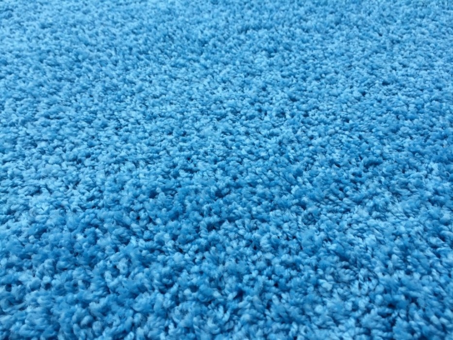 Vopi koberce Kusový koberec Color shaggy modrý - 133x190 cm