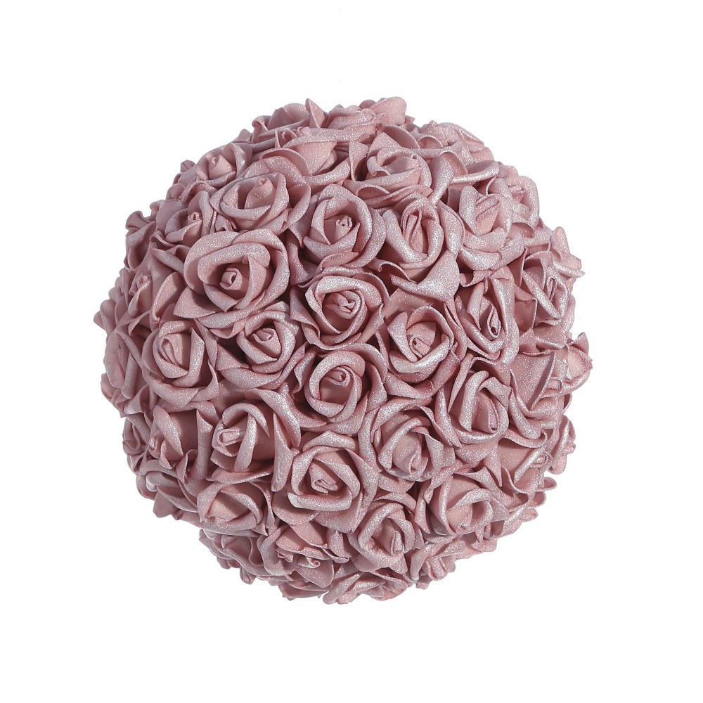 Ružová dekorácia Denzzo Roses, priemer 20 cm