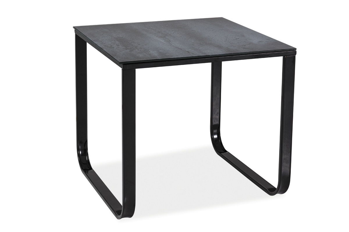 MAX D konferenčný stolík 55x55 cm, šedý kameň