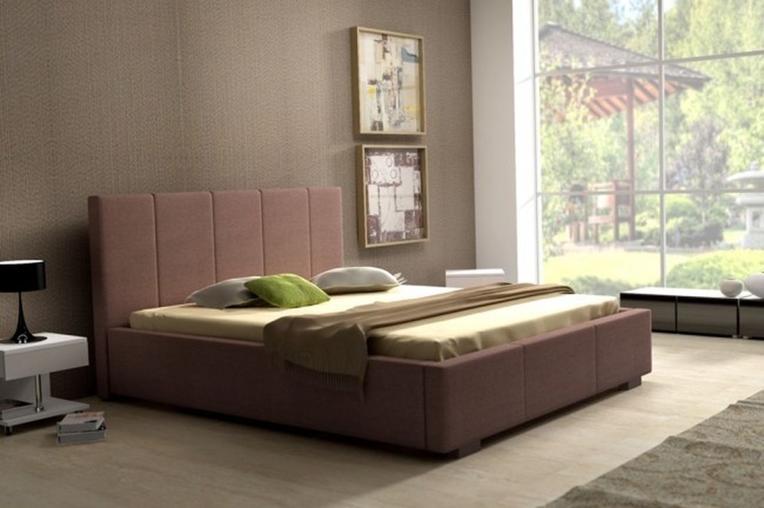 Luxusná posteľ DIAMANT, 140x200 cm, madrid 165