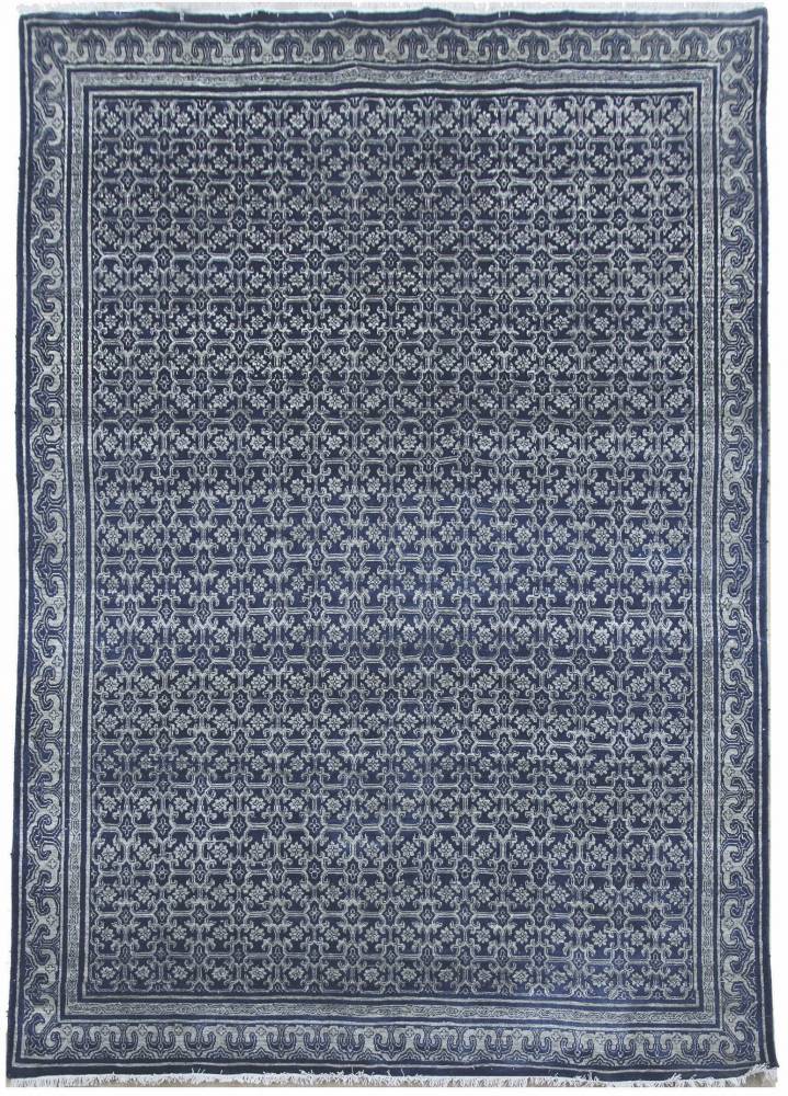 Diamond Carpets koberce Ručně vázaný kusový koberec Diamond DC-OC Denim blue/silver - 365x457 cm