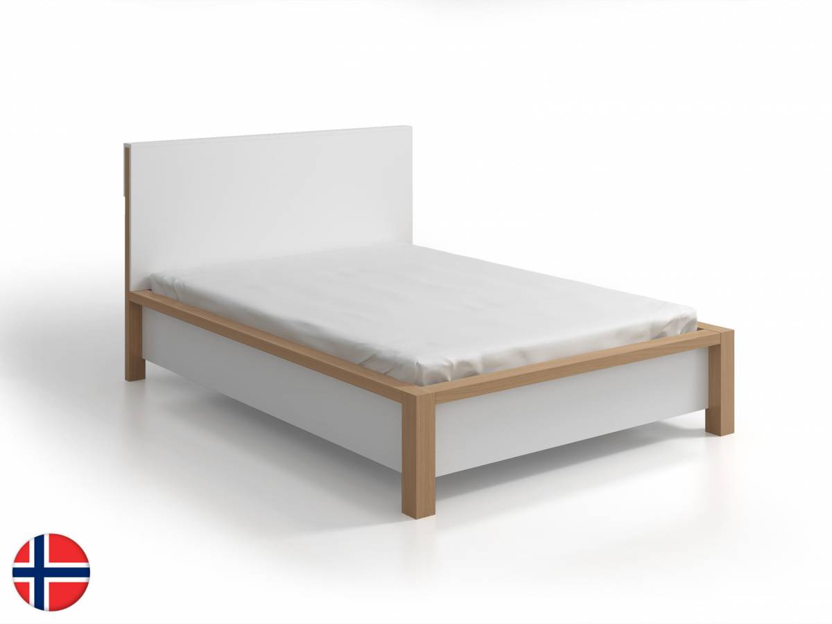 Manželská posteľ 160 cm Naturlig Lavikker (s roštom úl. priestorom)