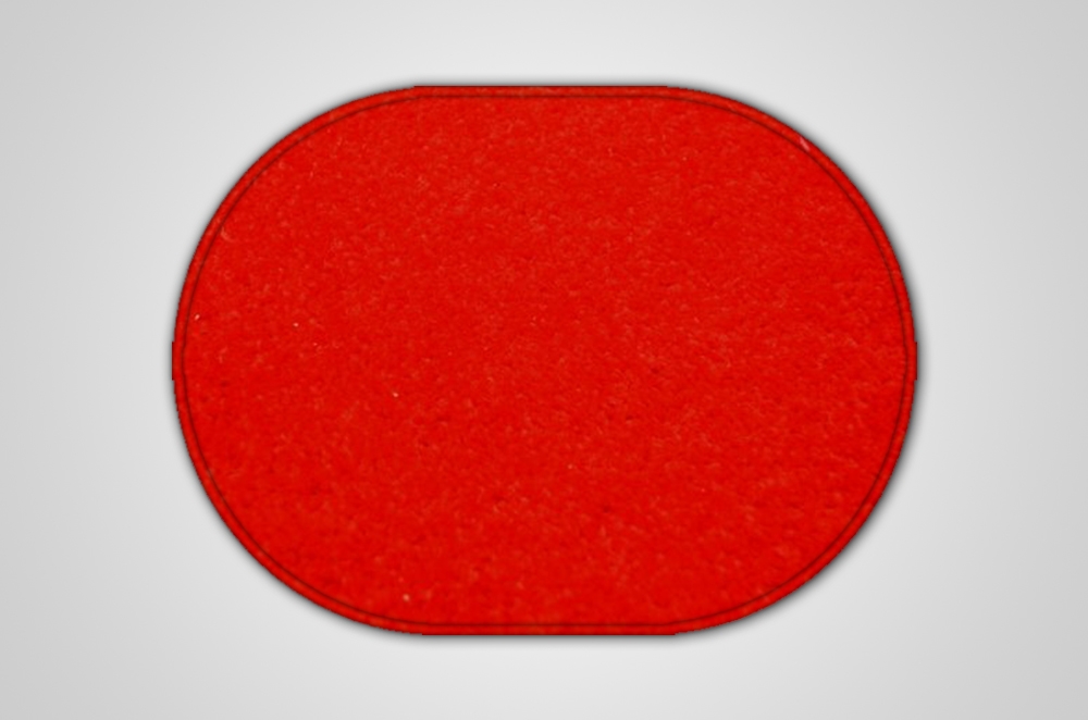 Vopi koberce Kusový červený koberec Eton ovál - 160x240 cm