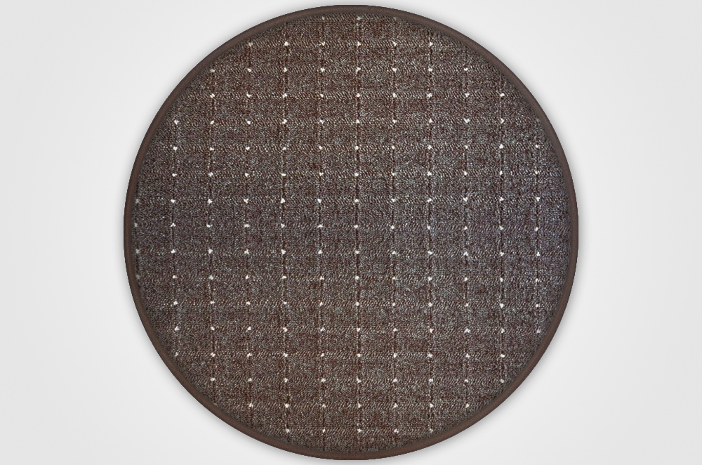 Vopi koberce Kusový koberec Udinese hnědý kulatý - 160x160 (průměr) kruh cm