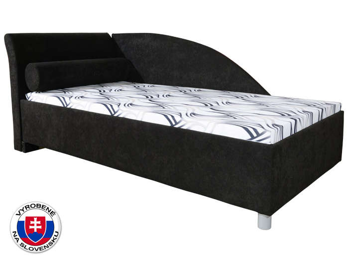 Jednolôžková posteľ (váľanda) 90 cm Perla Plus (s roštami, bez matracov) (L)