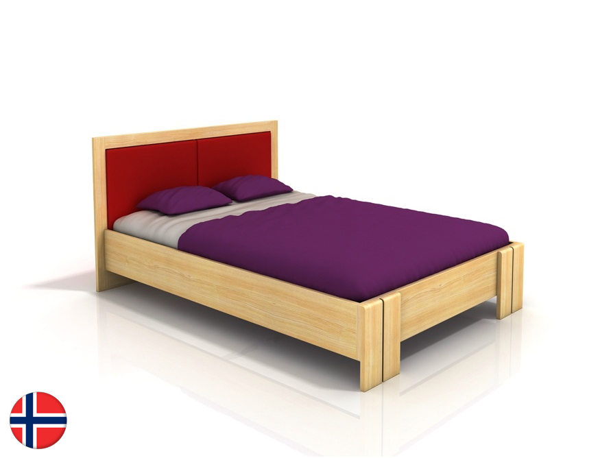 Manželská posteľ 180 cm Naturlig Manglerud High (borovica) (s roštom)