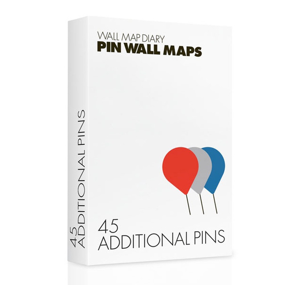 Náhradné pripináčiky na Pin World mapy, 45 ks