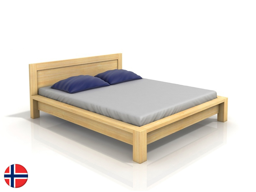 Manželská posteľ 180 cm Naturlig Fjaerland (borovica) (s roštom)