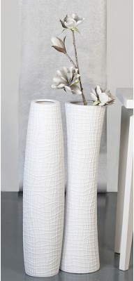 Váza BENITO 77 cm - biela