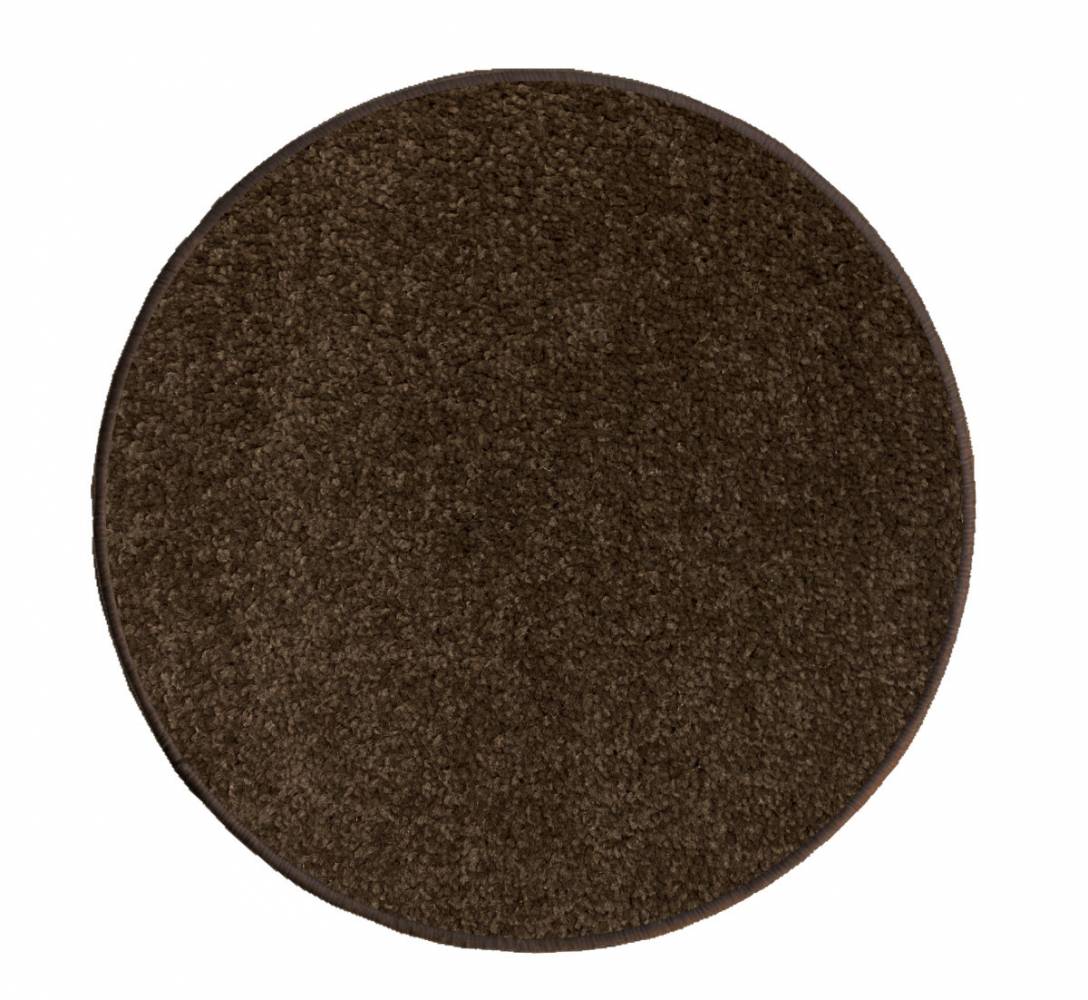 Vopi koberce Eton 2019-97 hnědý koberec kulatý - 67x67 (průměr) kruh cm