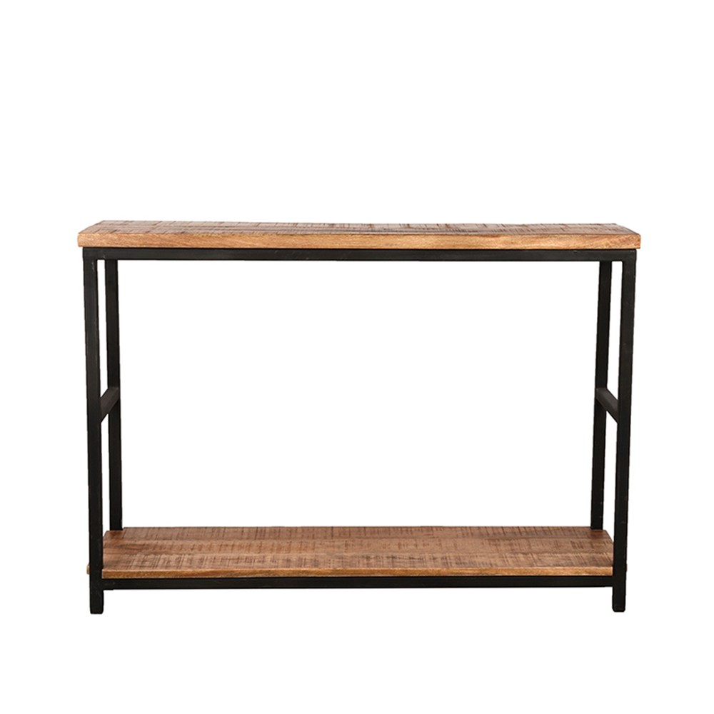 Odkladací stolík s doskou z mangového dreva LABEL51 Side
