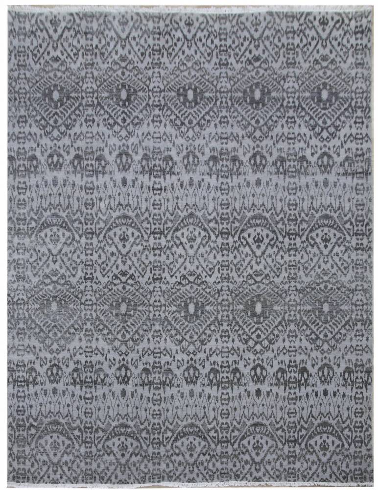 Diamond Carpets koberce Ručně vázaný kusový koberec Diamond DC-EKT L silver/black - 365x457 cm