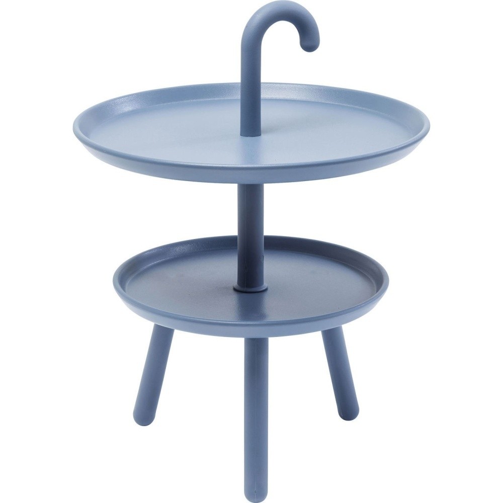 Modrý odkladací stolík vhodný do exteriéru Kare Design Jacky