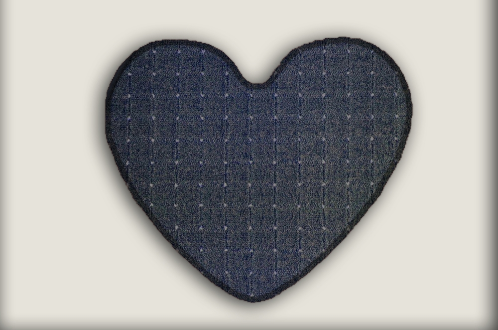 Vopi koberce Kusový koberec Udinese antracit srdce - 100x120 - srdce cm