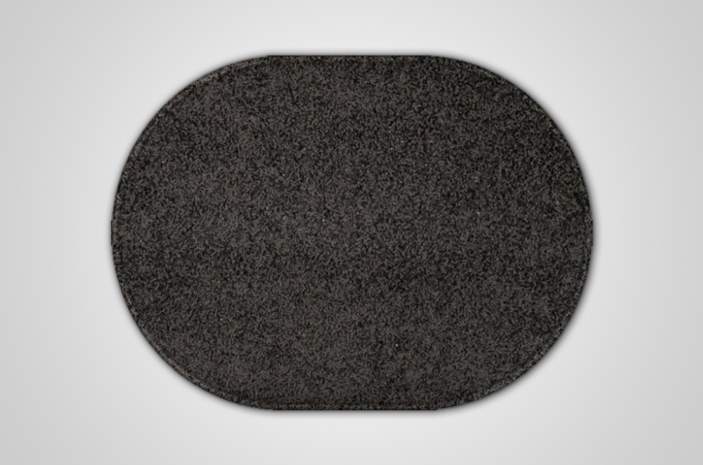 Vopi koberce Kusový černý koberec Eton ovál - 120x160 cm