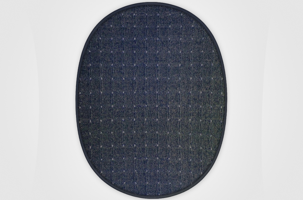 Vopi koberce Kusový koberec Udinese antracit ovál - 120x170 cm
