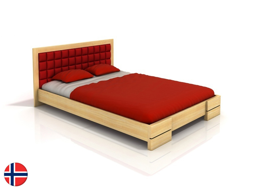 Manželská posteľ 200 cm Naturlig Storhamar (borovica) (s roštom)