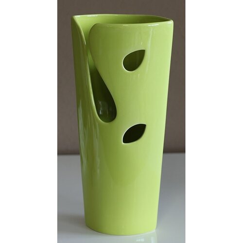 Keramická váza Spring mood, zelená