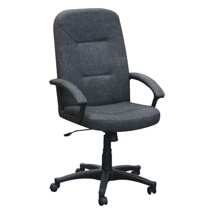 Kancelárska stolička TC3-867F  LATKA SIVOCIERNA L2515