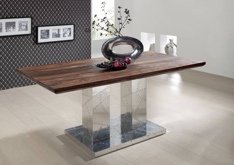 Masiv24 - PLAIN SHEESHAM jedálenský stôl 220x100 olejovaný indický palisander, sivá