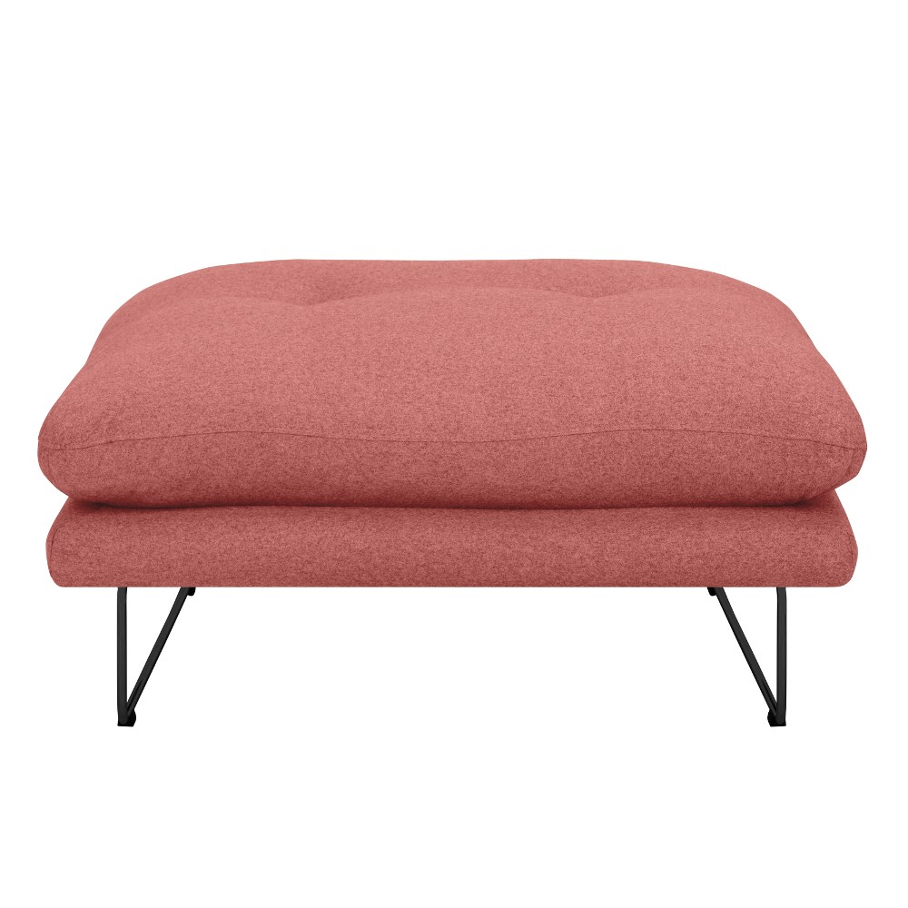 Ružový sedací puf Windsor & Co Sofas Comet
