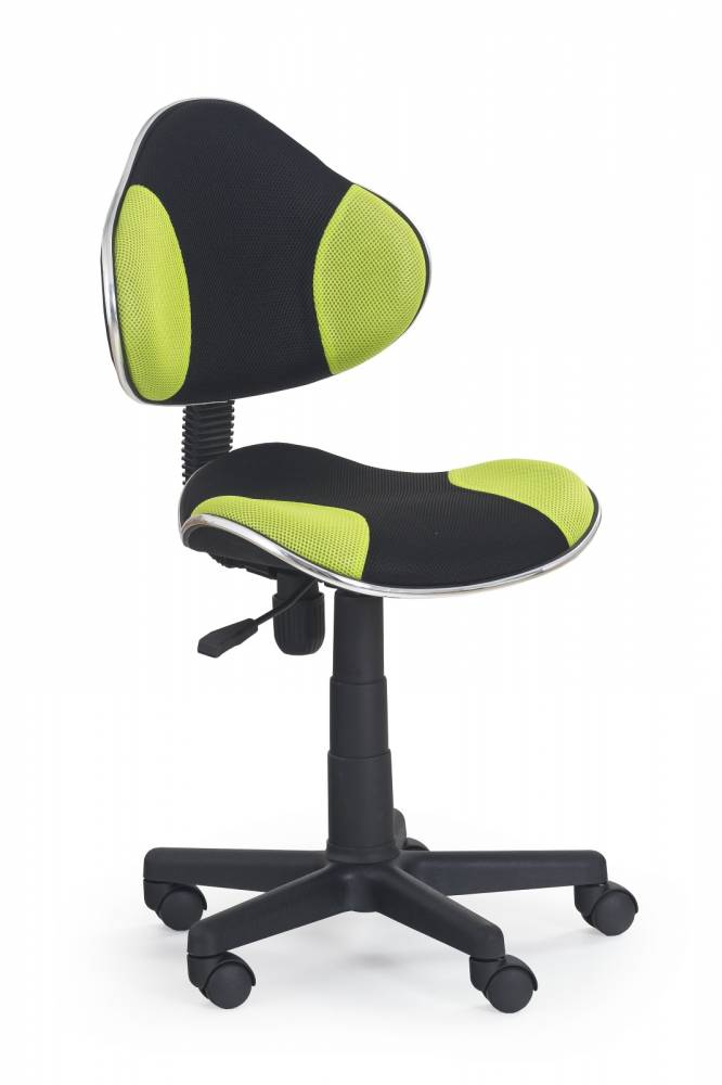 Detská stolička Flash čierna + zelená