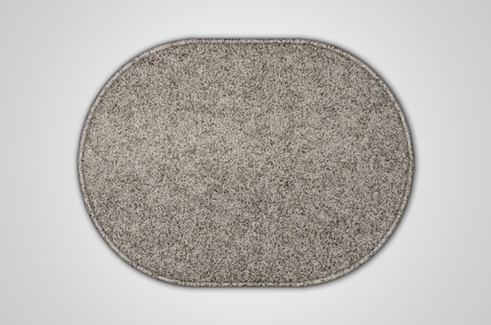 Vopi koberce Kusový šedý koberec Eton ovál - 120x160 cm