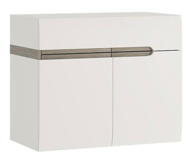 Kúpeľňová skrinka pod umývadlo Lynatet Typ 150 2D (s umývadlom)