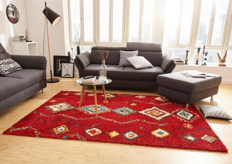 Mint Rugs - Hanse Home koberce Kusový koberec Nomadic 102692 Geometric Rot - 200x290 cm