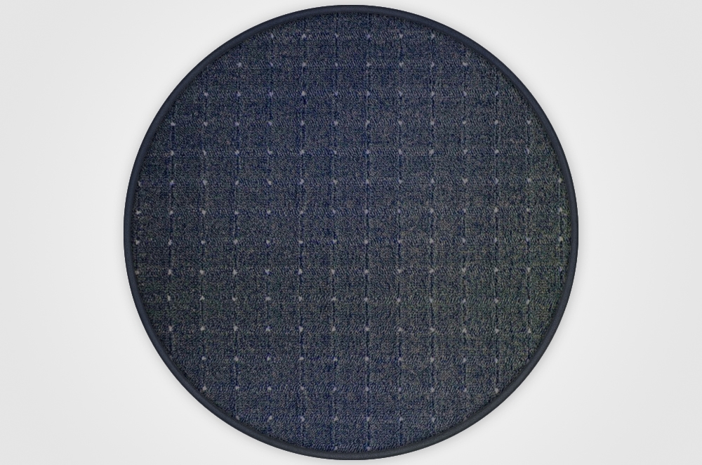 Vopi koberce Kusový koberec Udinese antracit kulatý - 200x200 (průměr) kruh cm