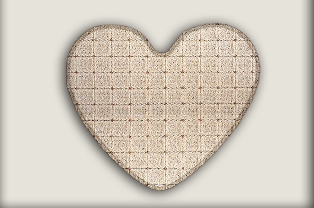 Vopi koberce Kusový koberec Udinese béžový srdce - 100x120 - srdce cm