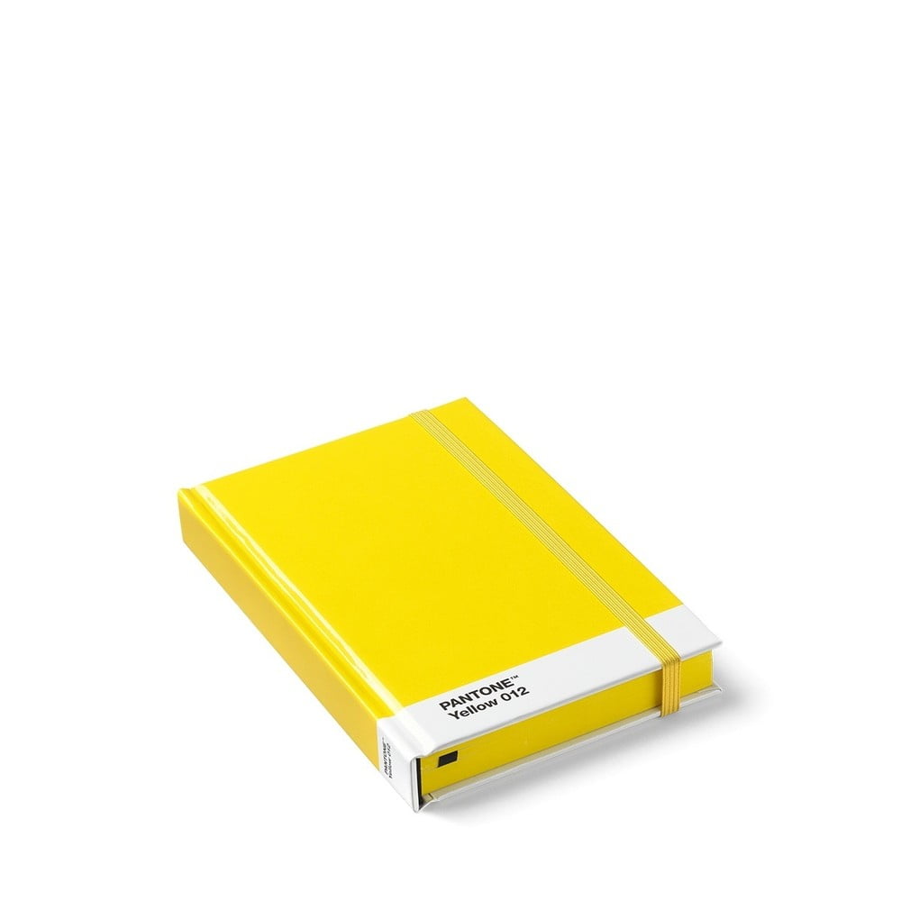 Malý žltý zápisník Pantone