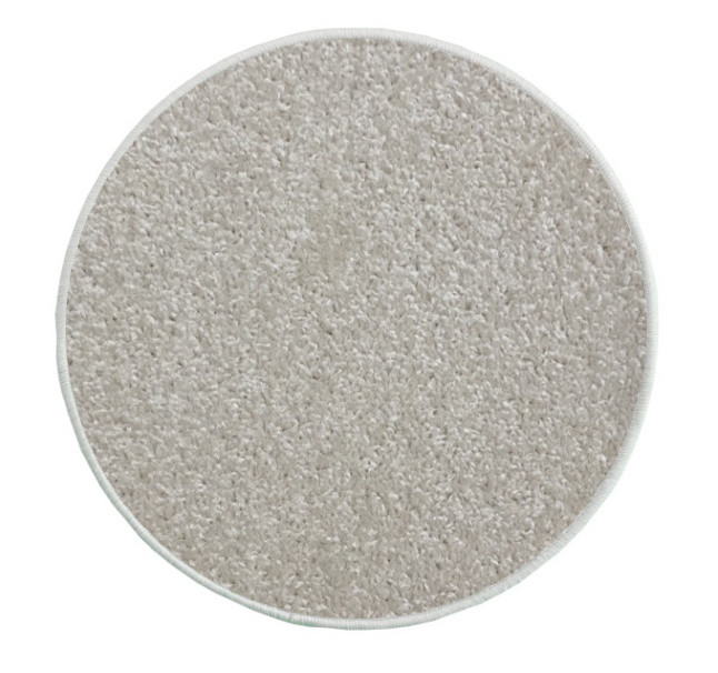 Betap koberce Kusový koberec Eton 2019-60 bílý kulatý - 250x250 (průměr) kruh cm