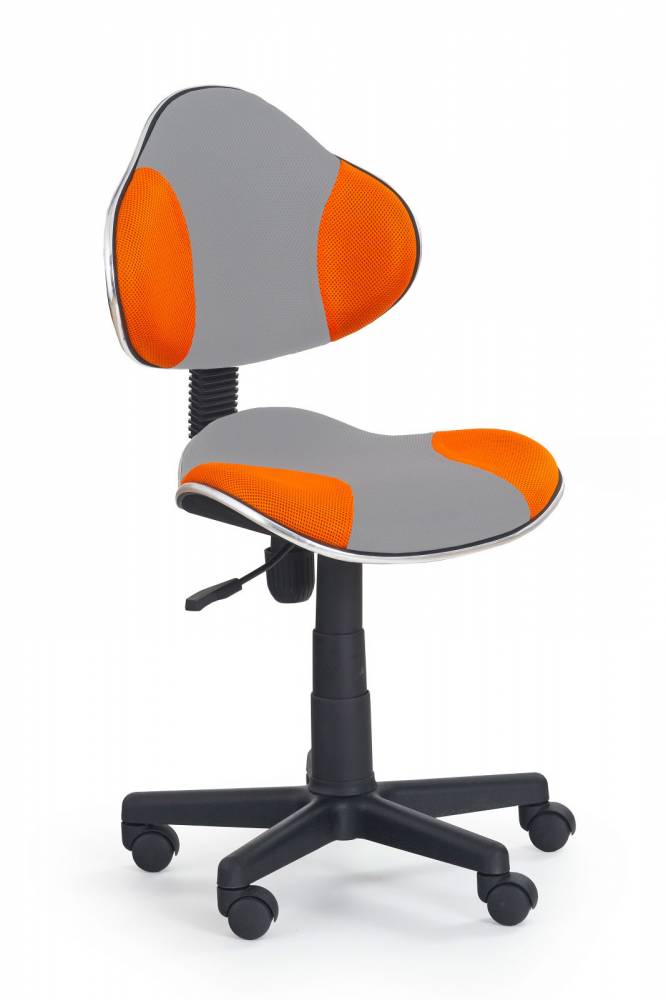 Detská stolička FLASH 2 šedá + pomarančová