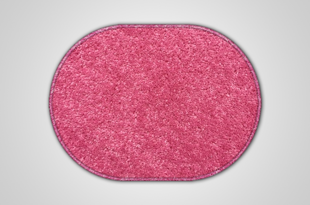 Vopi koberce Kusový růžový koberec Eton ovál - 57x120 cm