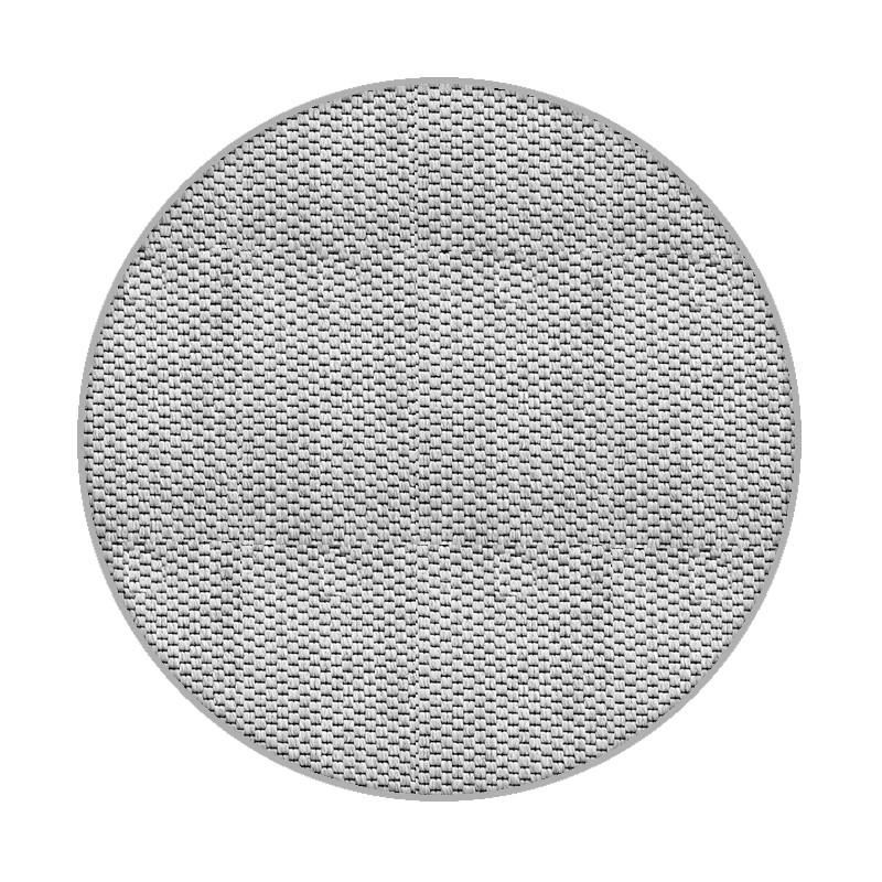 Vopi koberce Kusový koberec Nature platina kulatý - 400x400 (průměr) kruh cm