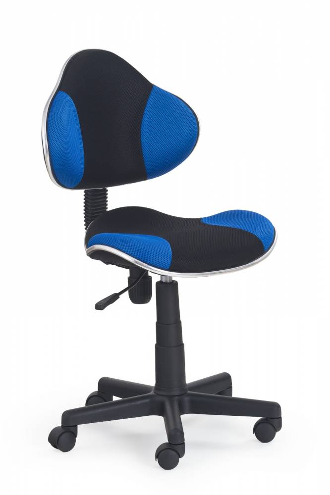 Detská stolička Flash čierna + modrá