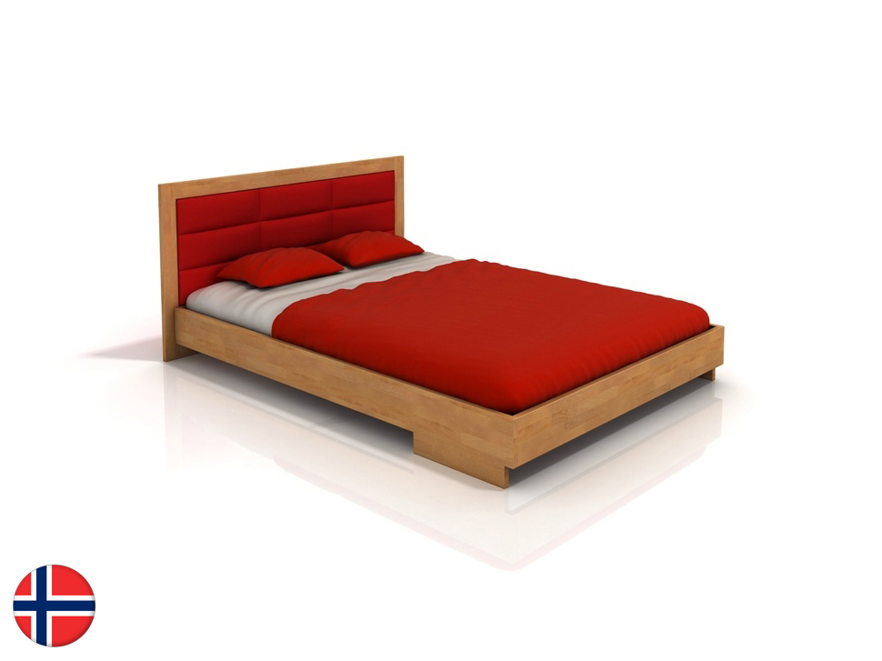 Manželská posteľ 200 cm Naturlig Stjernen (buk) (s roštom)
