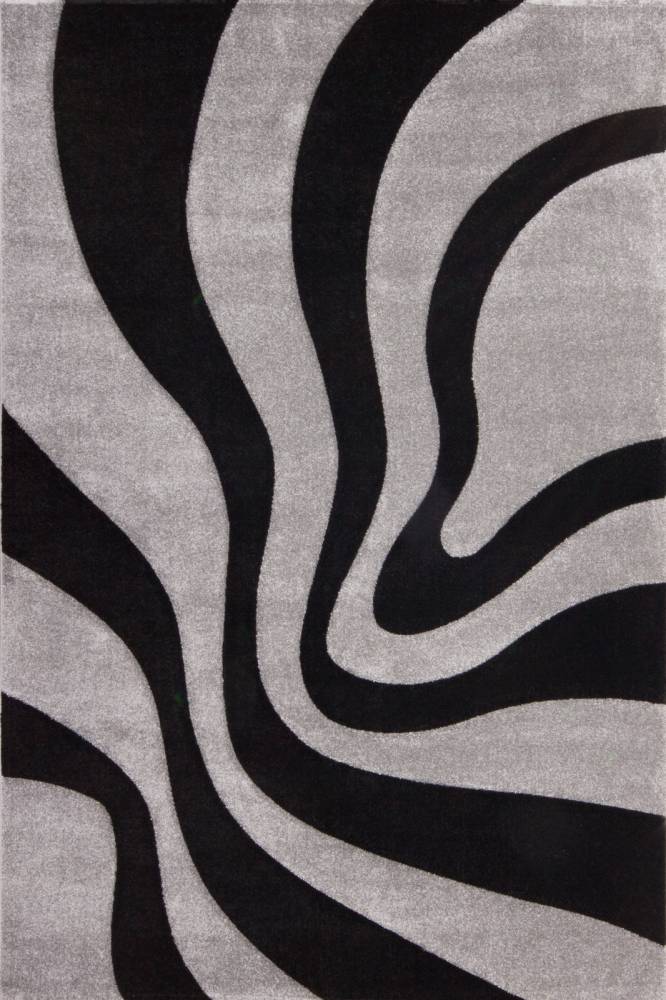 Kusový koberec Lambada Handcarving 452 Black-Silver