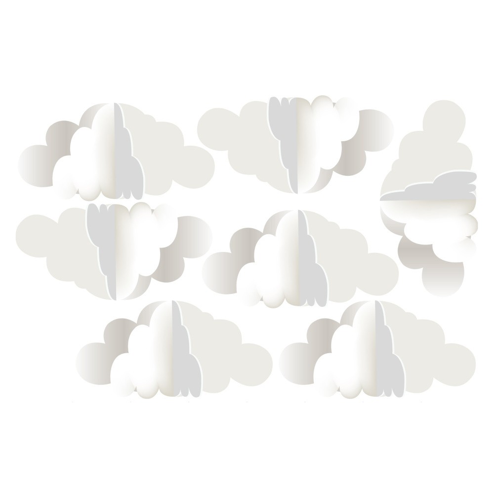 Nástenná samolepka Dekornik 3 Clouds