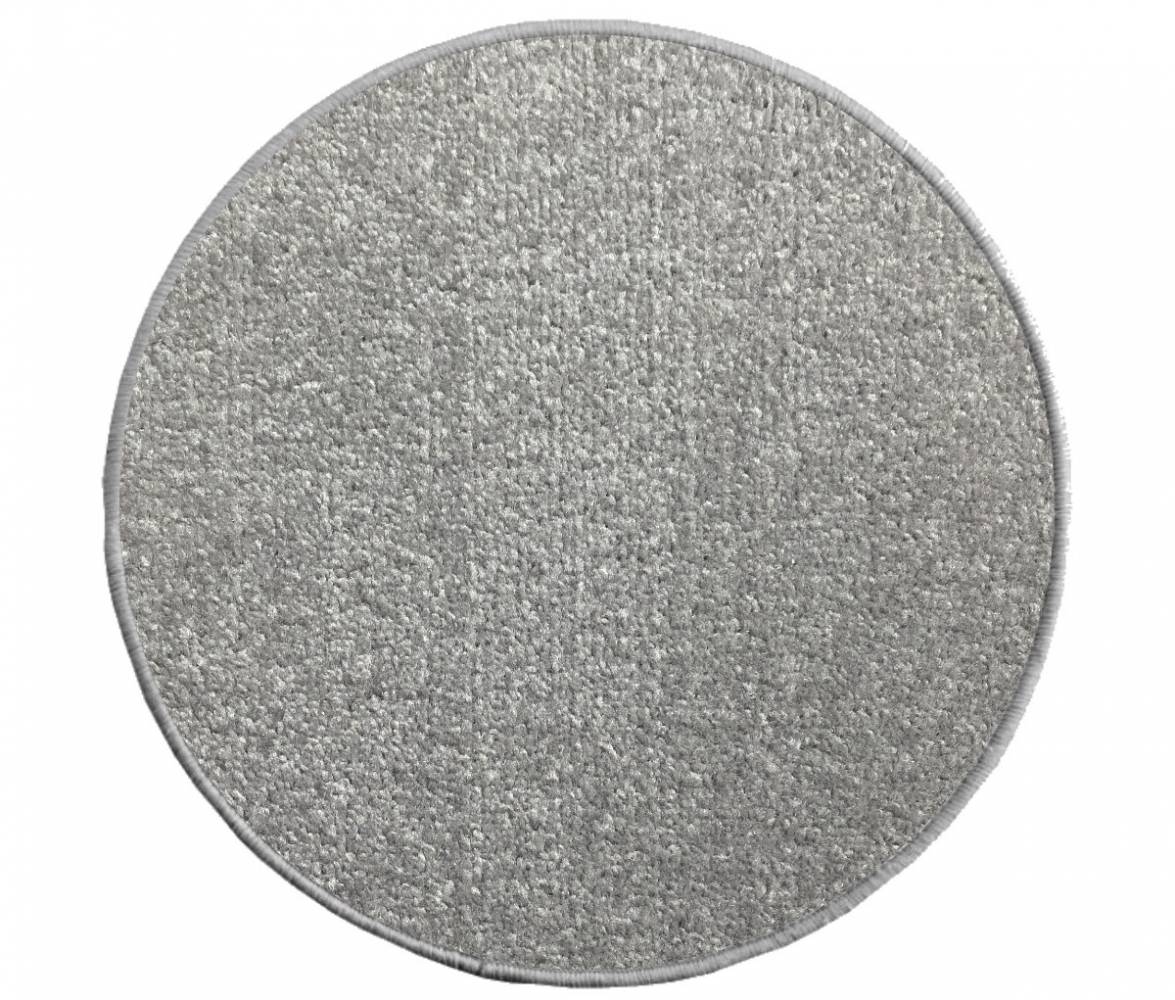 Vopi koberce Eton 2019-73 šedý koberec kulatý - 160x160 (průměr) kruh cm