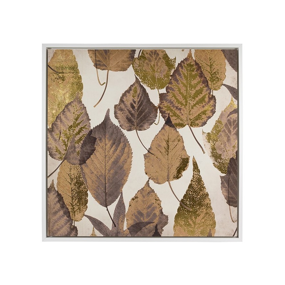 Nástenný obraz SantiagoPons Brown Leaves, 104 × 104 cm