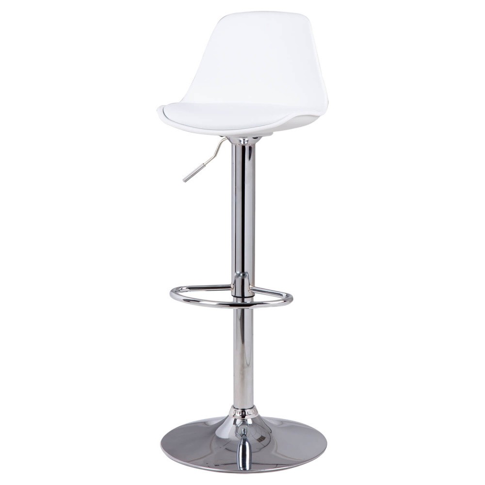 Biela barová stolička sømcasa Nelly, výška 104 cm