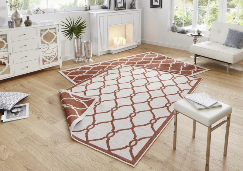 Bougari - Hanse Home koberce Kusový koberec Twin-Wendeteppiche 103120 terra creme - 80x150 cm
