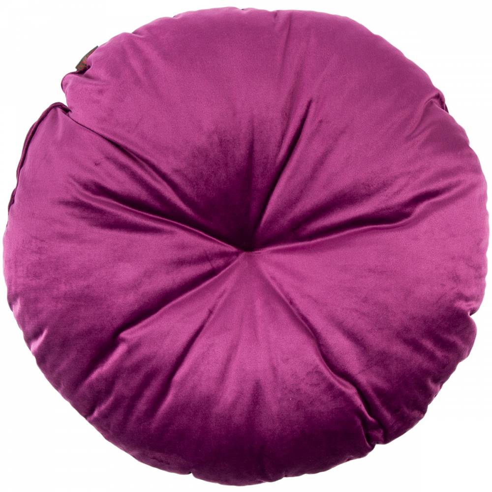Domarex Vankúš okrúhly Velvet fialová, 50 cm