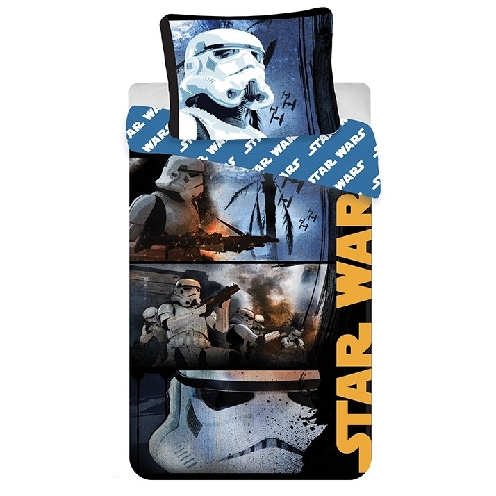 Jerry Fabrics bavlnené obliečky Star Wars Stormtroopers, 140 x 200 cm, 70 x 90 cm