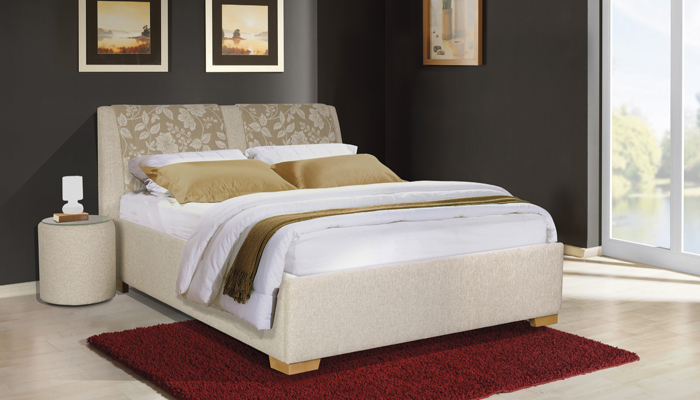 Čalúnená posteľ DAFNE C bez UP, 140x200 cm