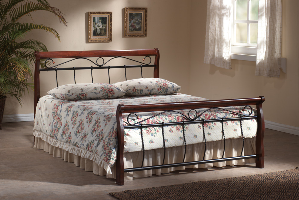 Manželská posteľ 160 cm Venecja C (s roštom)