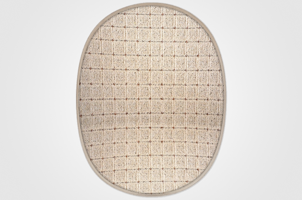 Vopi koberce Kusový koberec Udinese béžový ovál - 140x200 cm