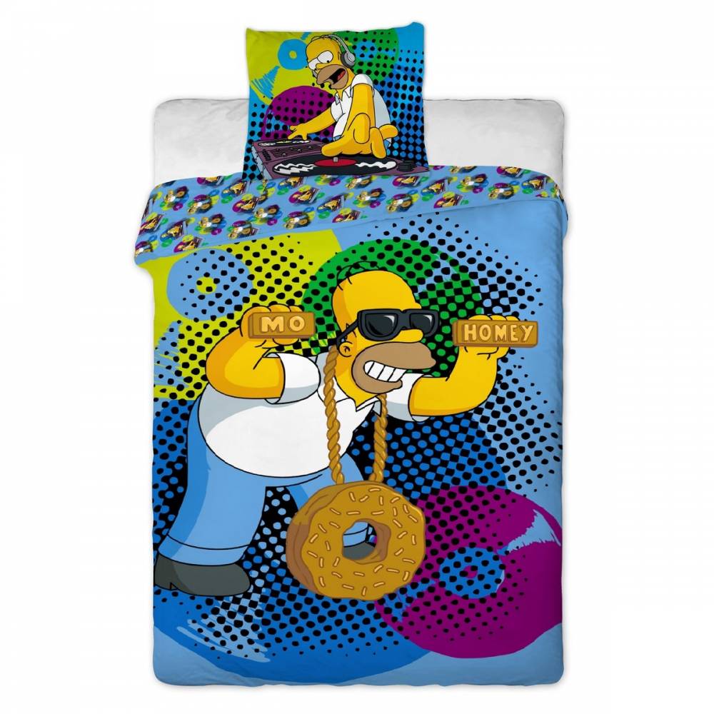 Jerry Fabrics Detské obliečky Homer DJ, 140 x 200 cm, 70 x 90 cm